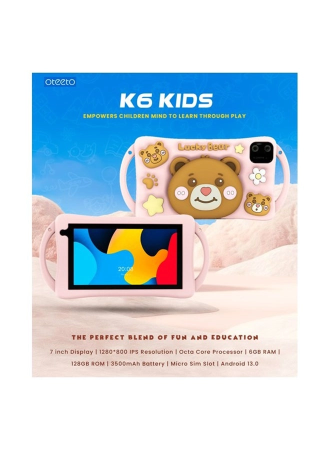 K6 Kids Tablet - 6GB 7 Inch 128GB