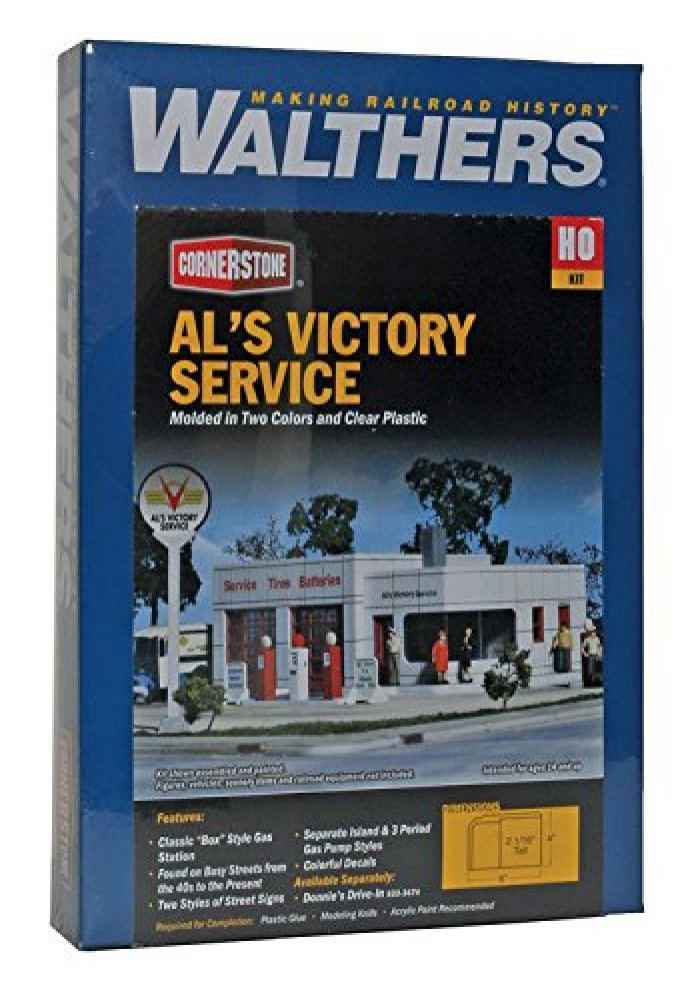 Walthers Cornerstone Series Kit Als Victory Service Station - HO Kit