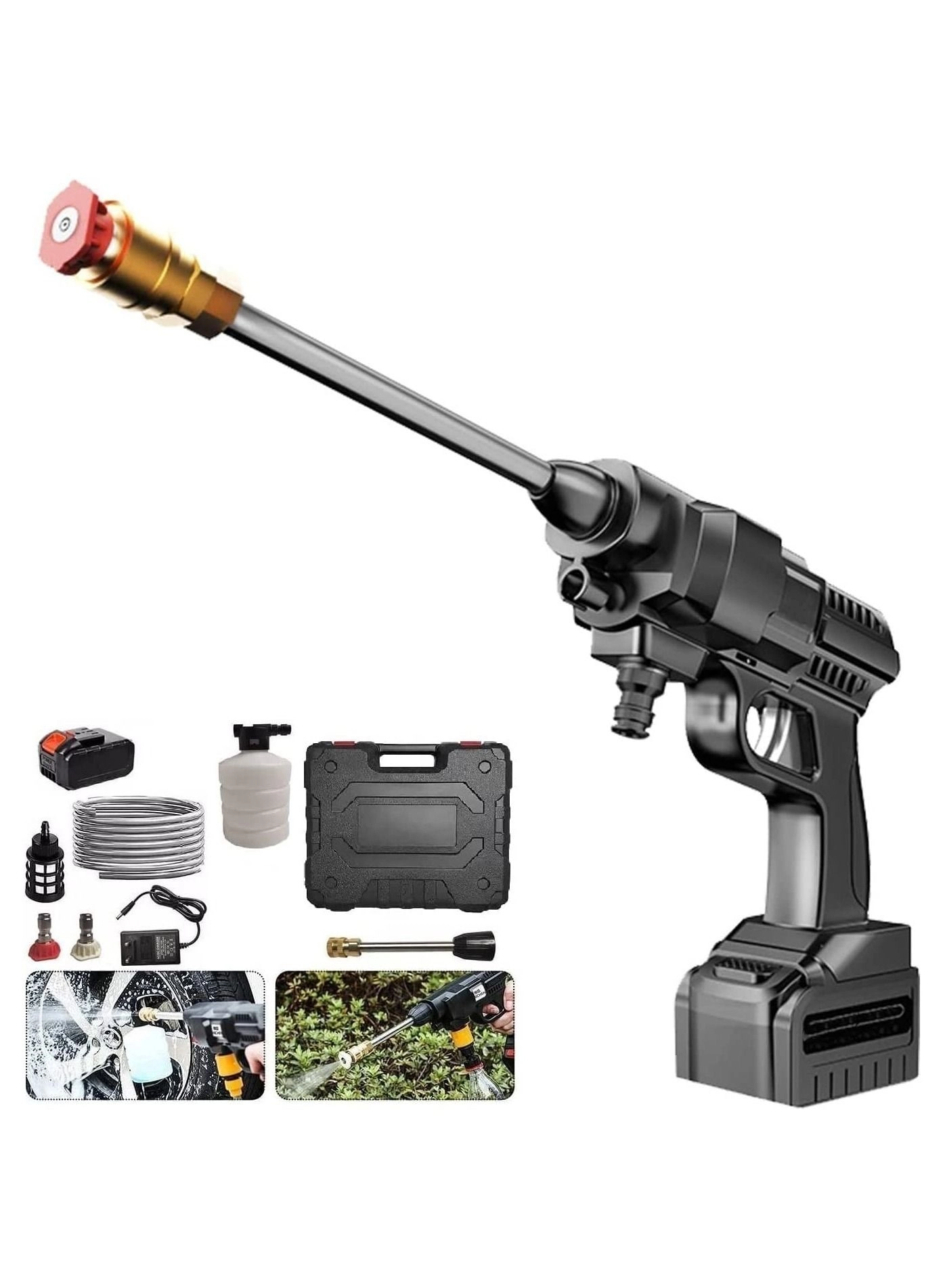 Cordless Portable Washer - 48V 200W 30Bar