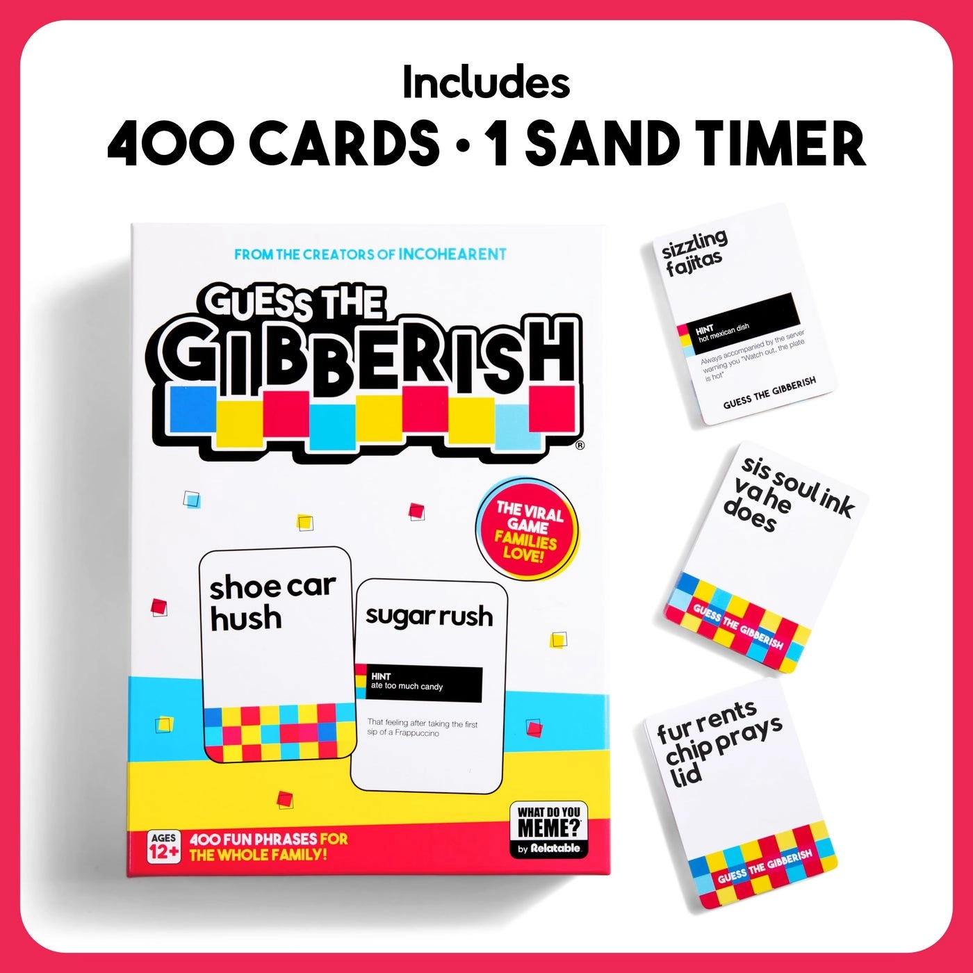 Guess The Gibberish - 400 Cards 12+