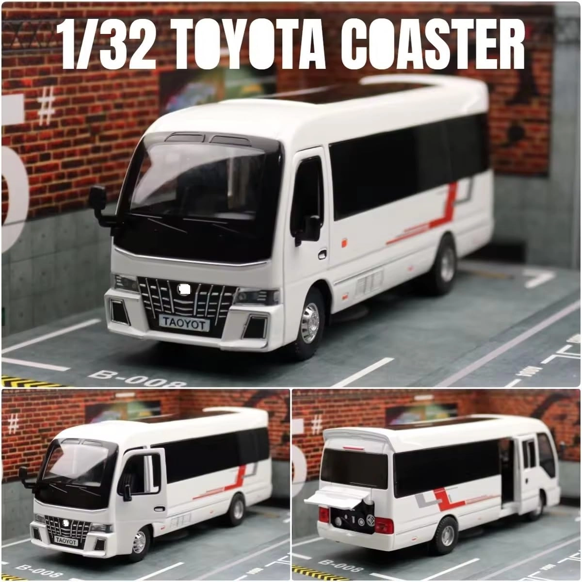 Coaster Bus - 1.32 Scale 1pcs