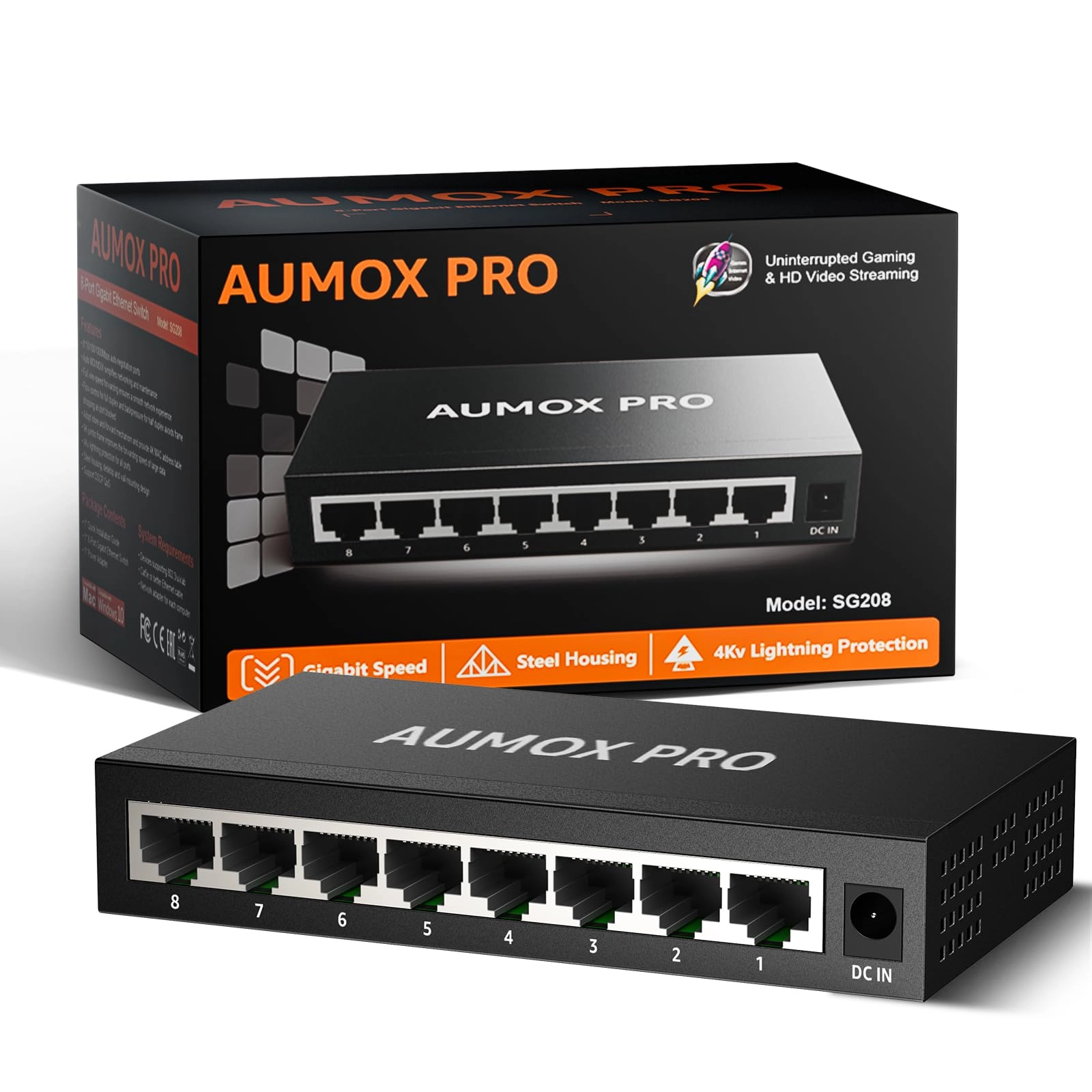 AUMOX PRO 8 Port