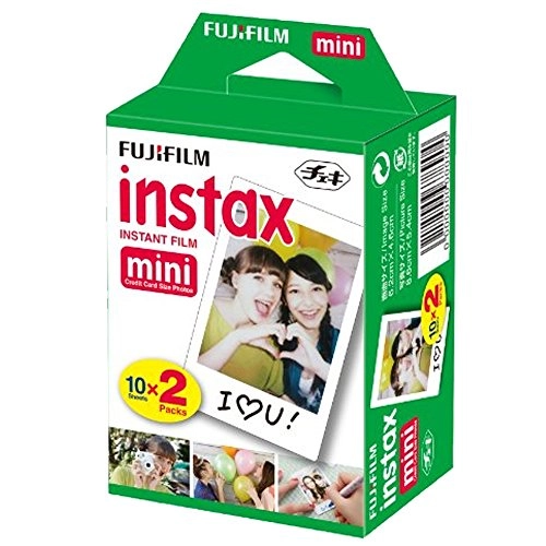 instax Mini Instant Film - 20 Exposures + Sticker Frames for Instax Prints - 20
