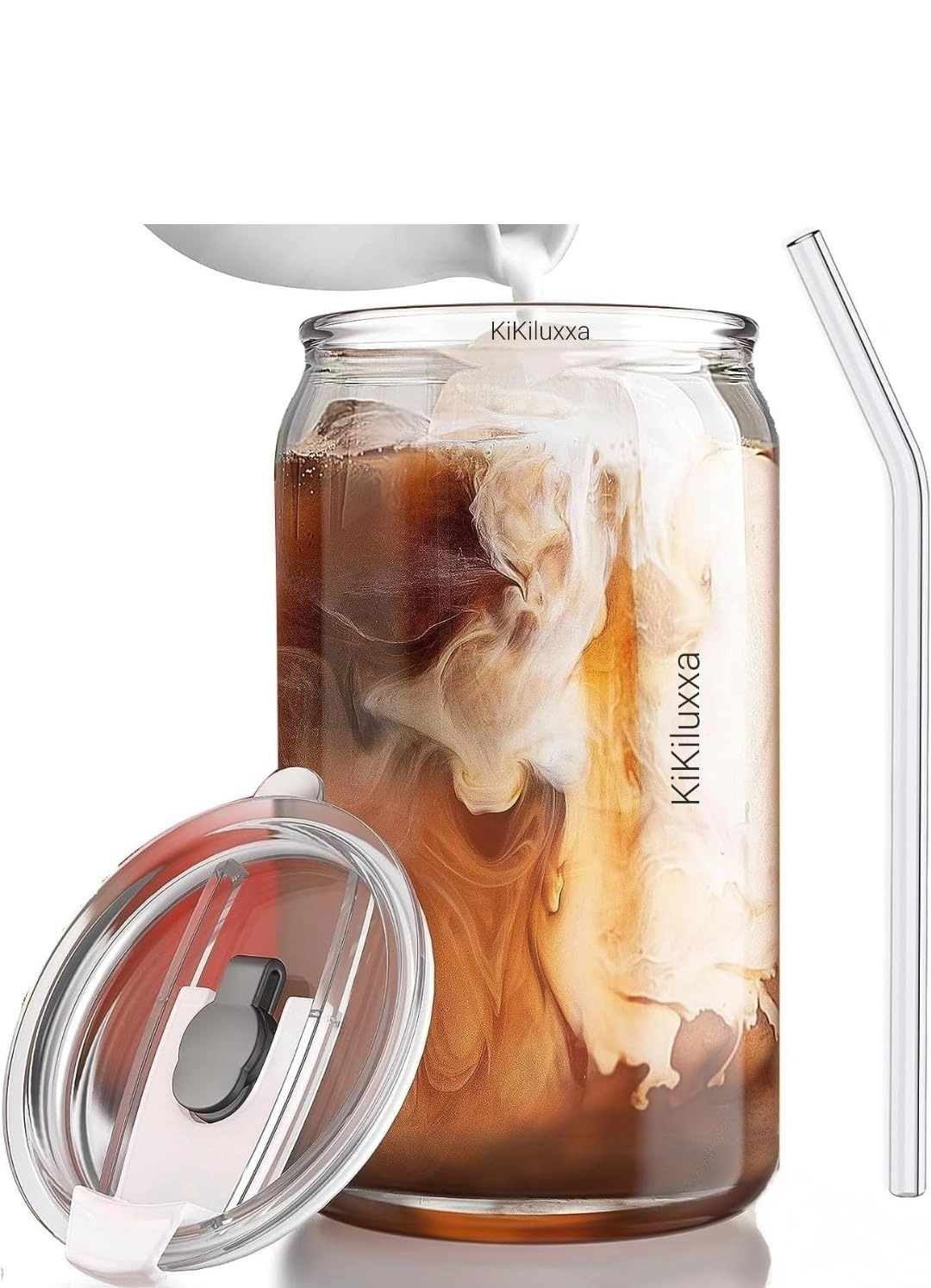 Can Shaped Glass Tumbler - 2 pcs - 540 ml