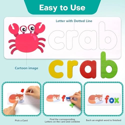 See & Spell - 3–6 80 pieces