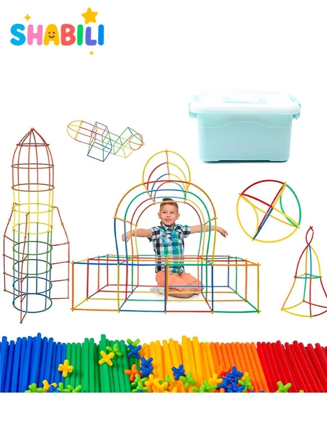 SHABILI Straw Building Toy Set - 500pcs