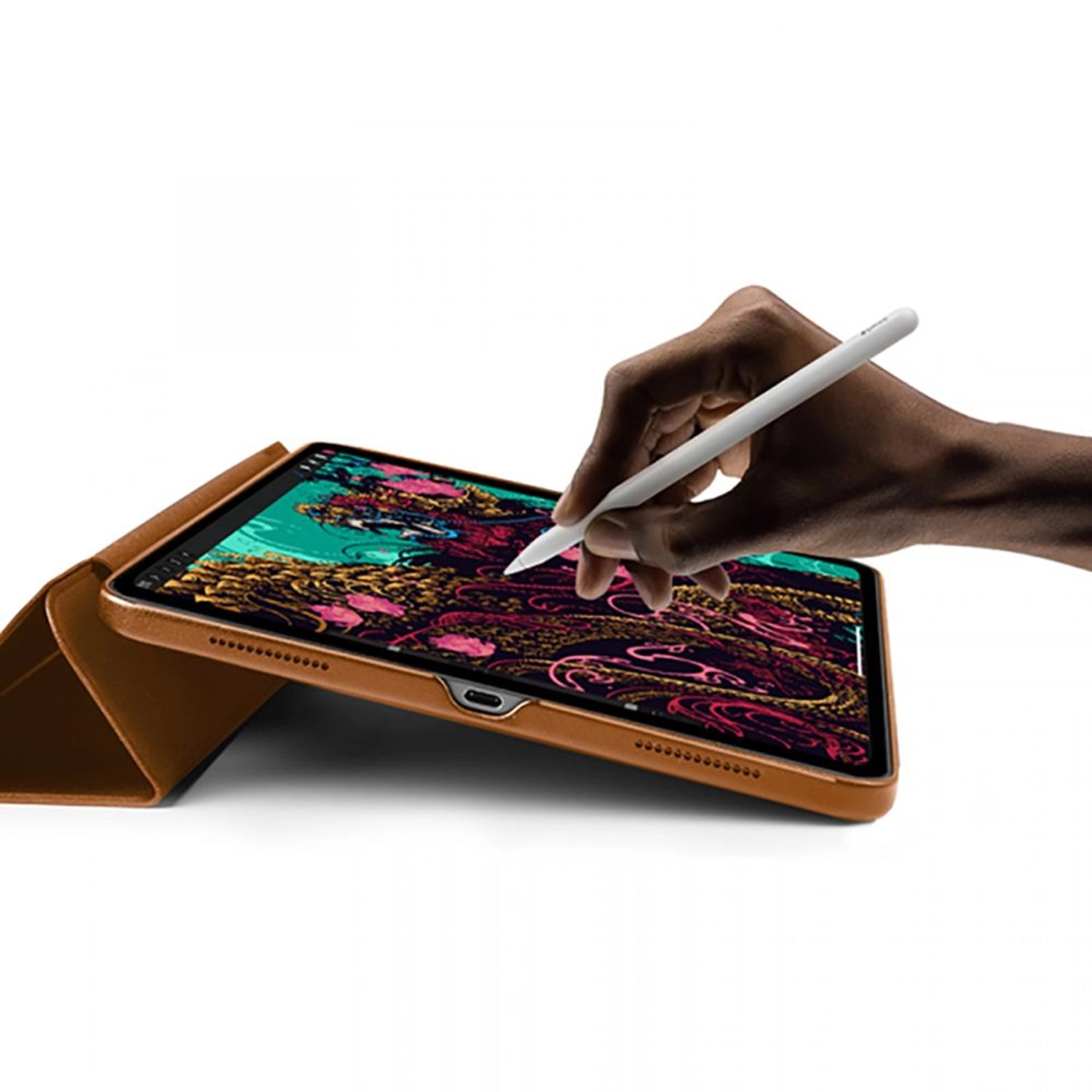 Detachable Magnetic Folio Case with Auto Sleep/Wake for iPad 10.2-inch