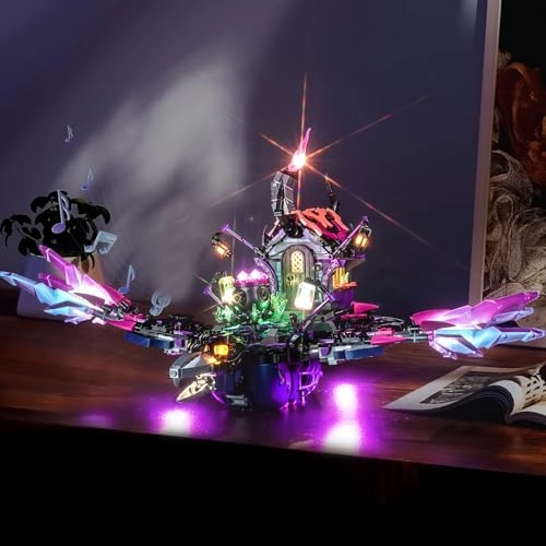 LED Light Set - Compatible with 71478 The Never Witch's Midnight Raven USB & Battery