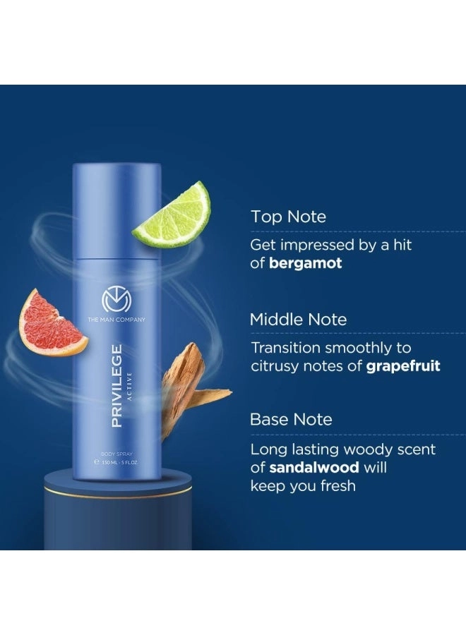 Privilege Deodorants - Active Legend Intense Bold Premium Pack