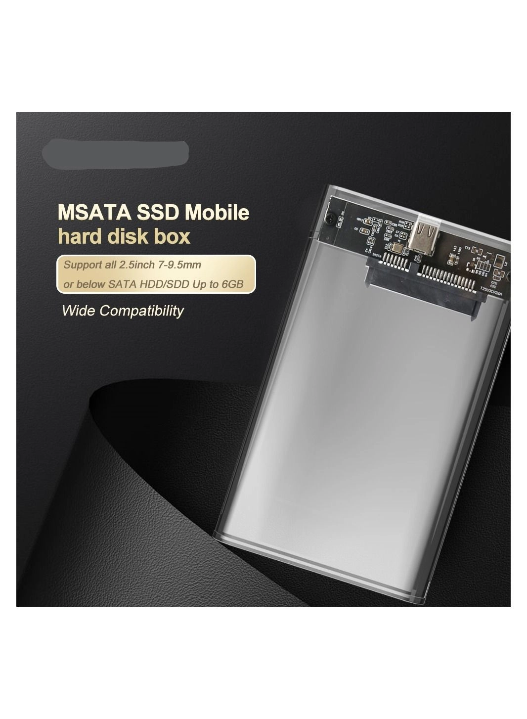 Transparent HDD Case