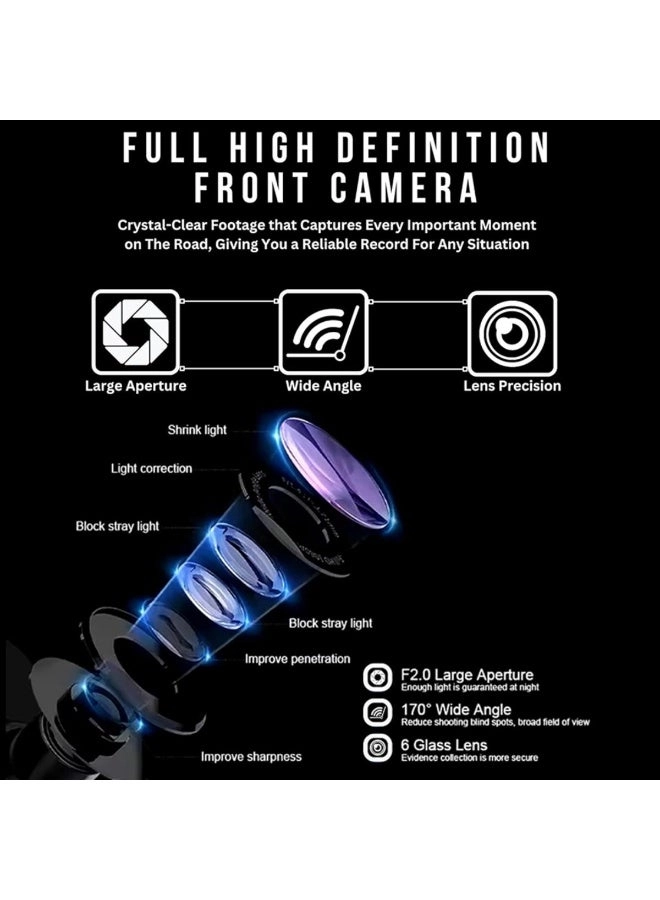 4 Camera Dash Cam - 1080P