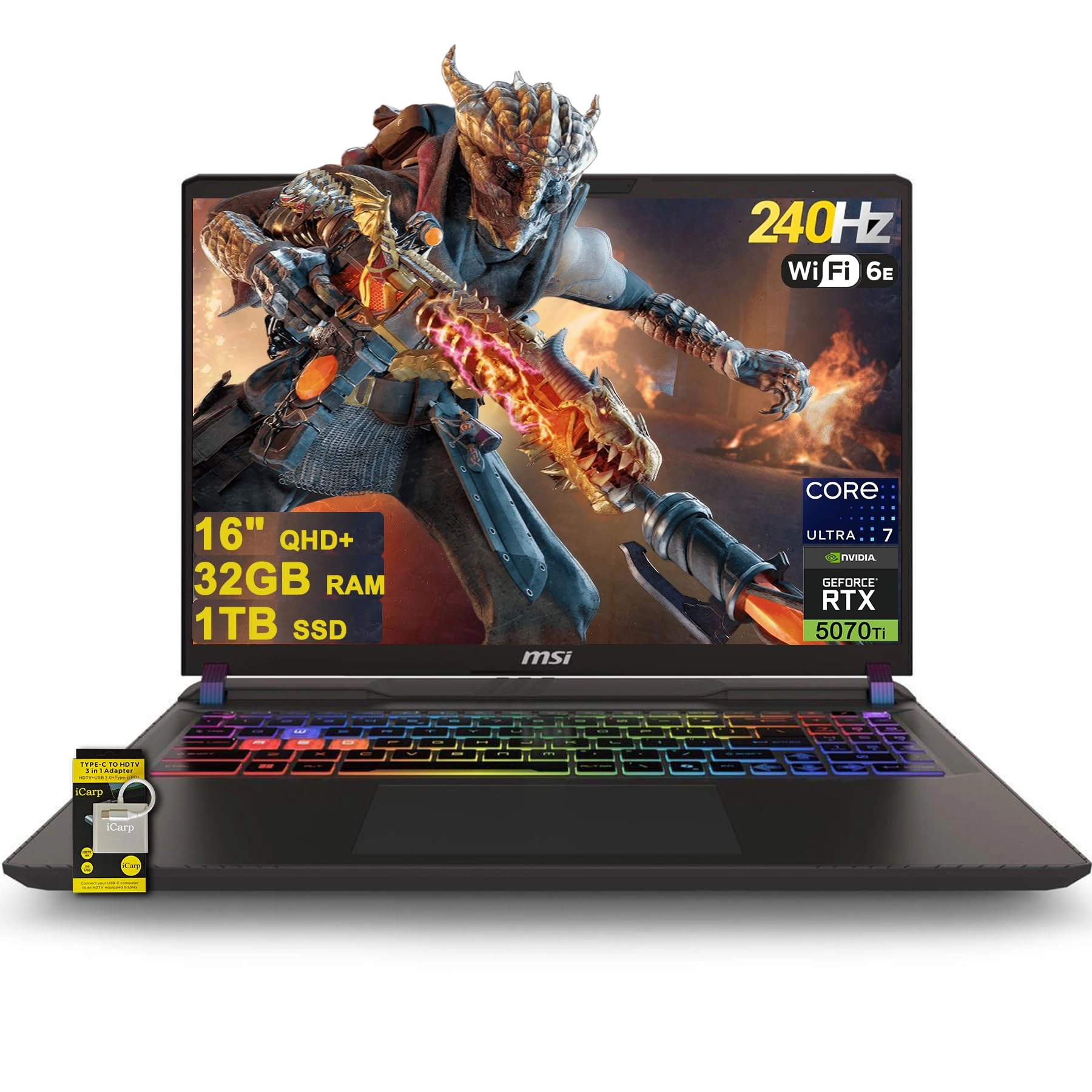Vector 16 HX AI - 16'' 1TB 32GB Ultra 7-255HX