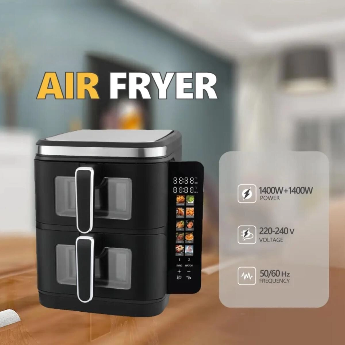 Twin Air Fryer 9817777502986