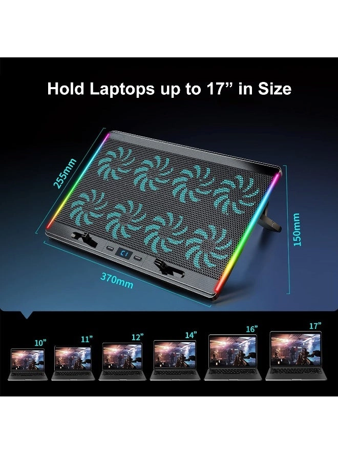 Gaming Laptop Cooling Pad - 8 Cooling Fans