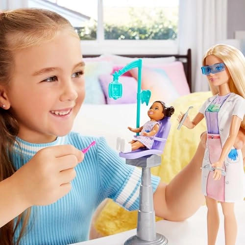 Barbie Dentist - Blonde Blue Dress Ages 3+