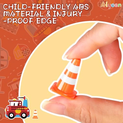Mini Traffic Cones - 4 - 6 years 40 pieces