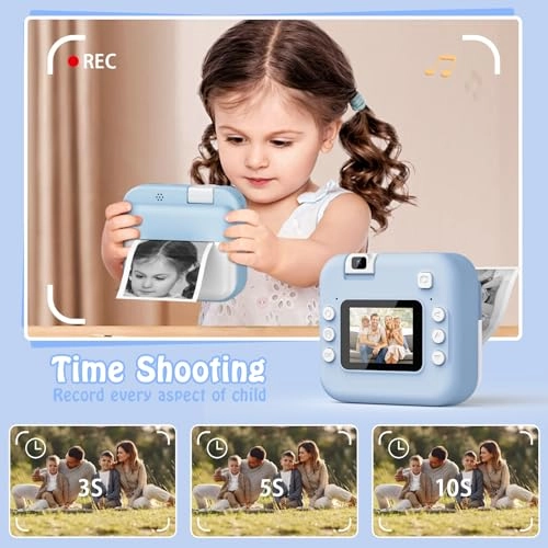 Instant Photo Camera - 2.0 Inch HD Screen 48 MP 1080P