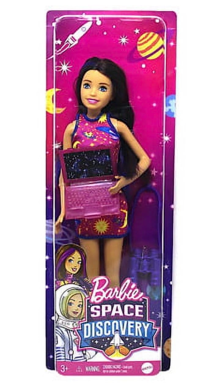 Barbie Skipper Doll - Plastic + Laptop + Night Binoculars