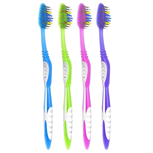 Extra Clean Full Head Toothbrush - Medium 4-Piece Pack
