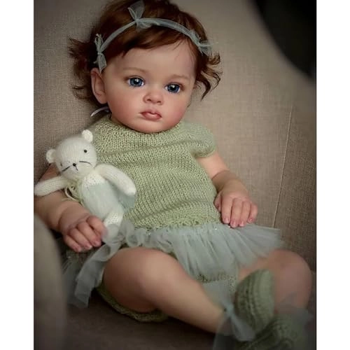 Reborn Baby Doll - 21 Inch Silicone Vinyl Weighted Body