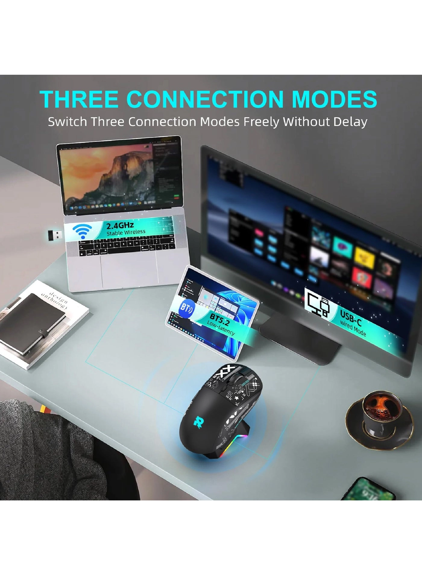 F11 - Tri-mode Bluetooth/2.4Ghz/Wired