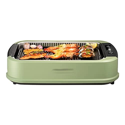 Smokeless electric grill