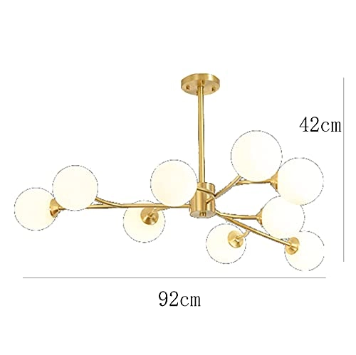 Molecular Chandelier - G9 Copper and glass 90*27*30cm