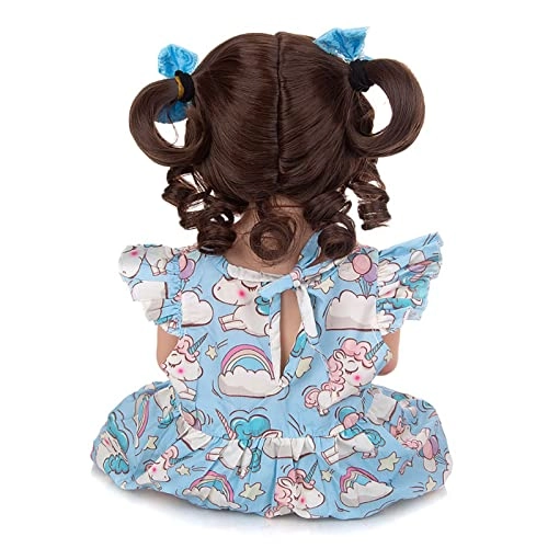 Reborn Baby Doll - 22 Inch Vinyl Brown Eyes