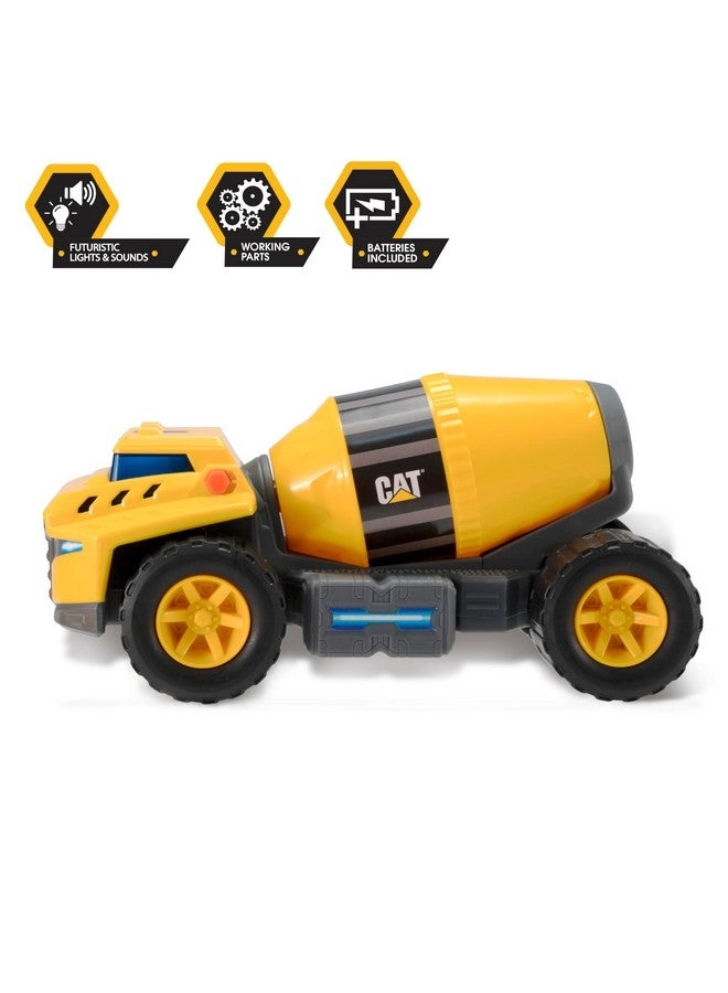 Future Force Cement Mixer - Lights and Sounds Yellow 3+ Years
