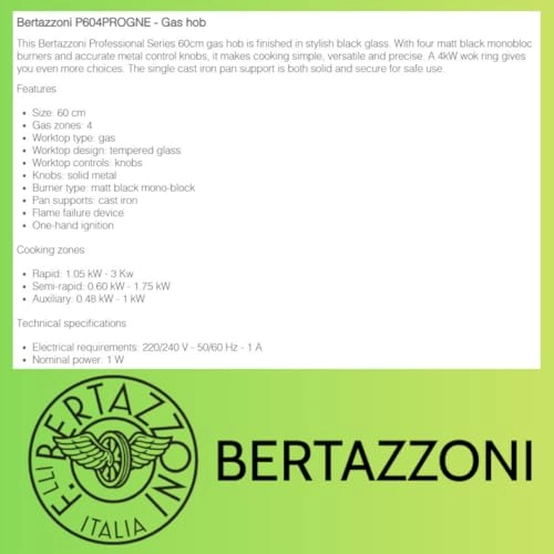 Professional Series P604PROGNE Gas hob