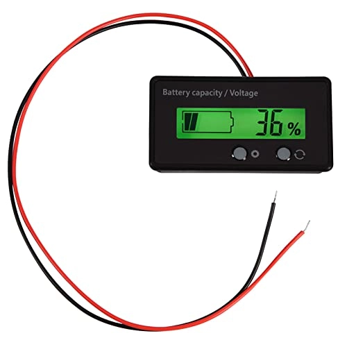 Voltage Meter - LCD Waterproof 12V to 48V