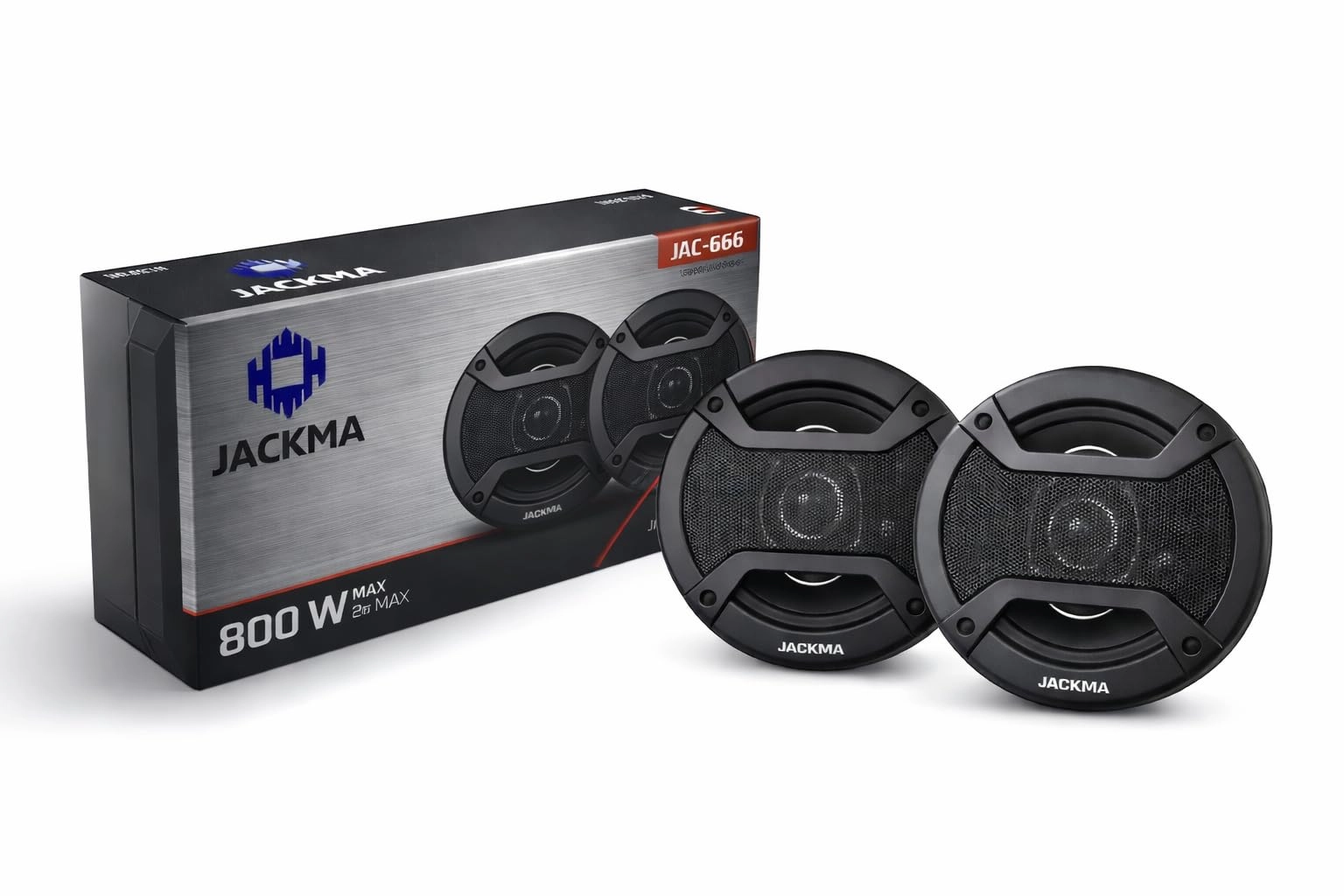 tech-unique Coaxial Car Speaker - 6 Inches