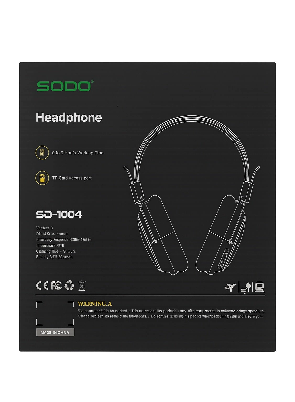 SD-1004 - Wireless Headphone