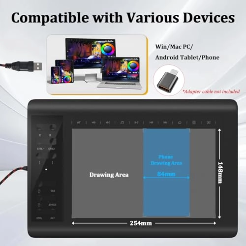 Graphics Drawing Tablet - 8192 Levels