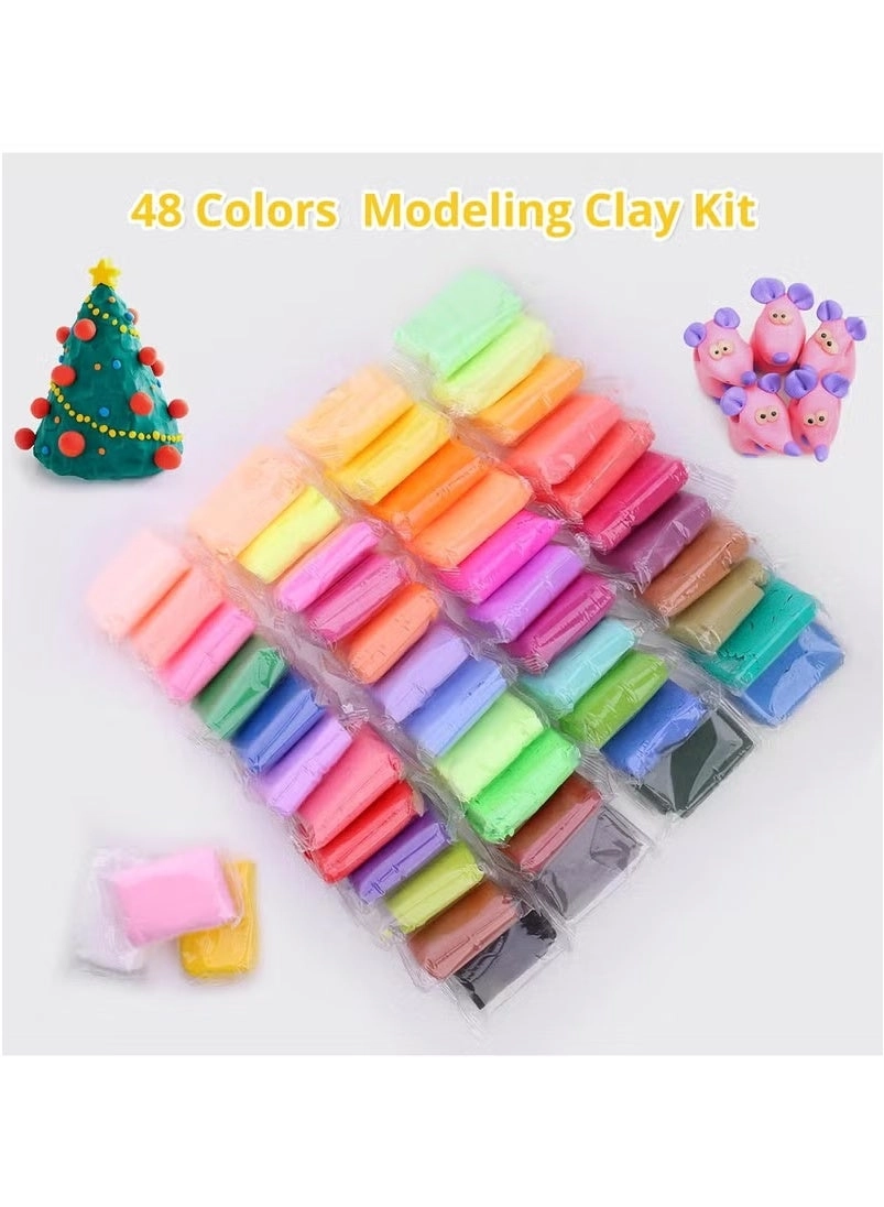 Plasticine - Air Dry Clay 48 Colors