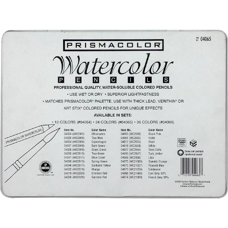Watercolor Pencil - 12 Colors