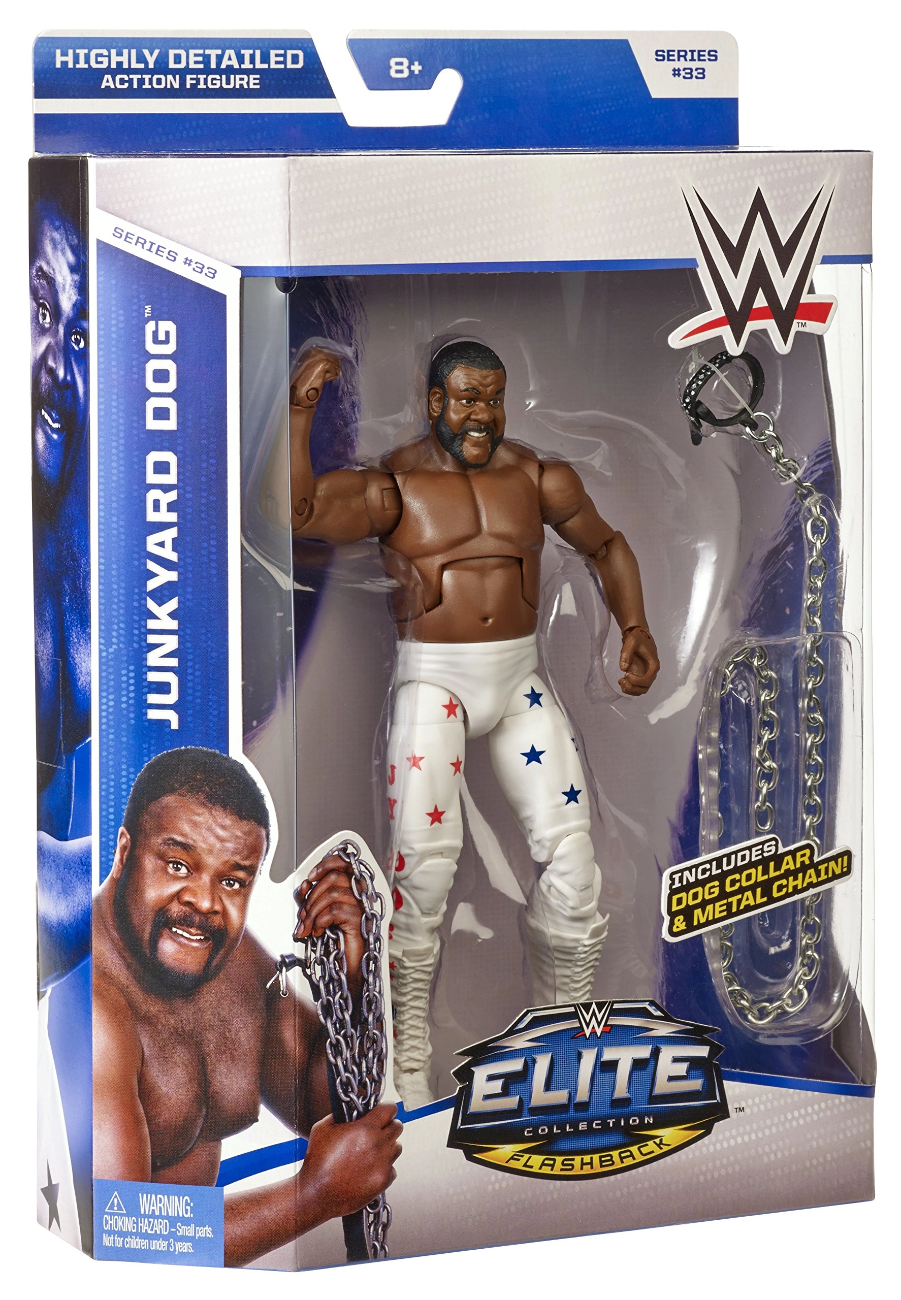 WWE Junkyard Dog - Elite Collection Series #33 - Tv Show - 6 months 1 piece (30.5 cm) (CHP26)