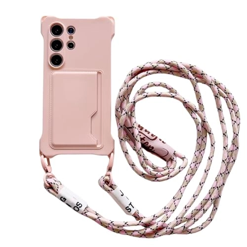 Miagon Crossbody Wallet Phone Case for Samsung Galaxy S22 Ultra