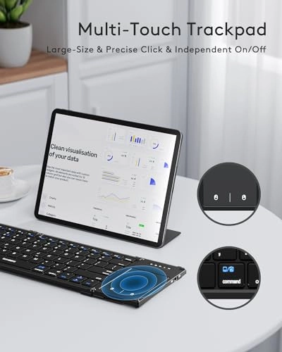 Foldable Bluetooth Keyboard - EN Wireless