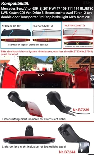 Rear View Camera - Night vision 1280 x 720 pixels