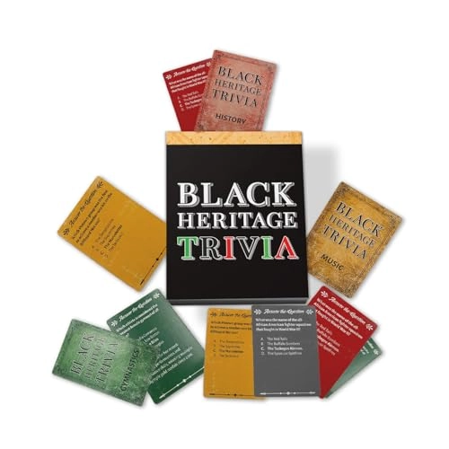 African American Expressions Black Heritage Trivia Game - Fun Educational Family