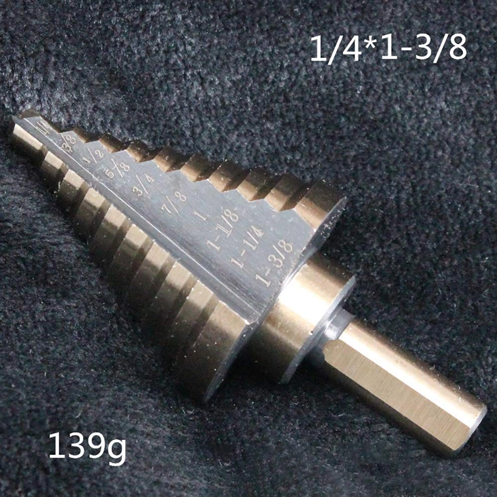 Step Drill Bit Set - Hss Cobalt 5pcs 50 Sizes