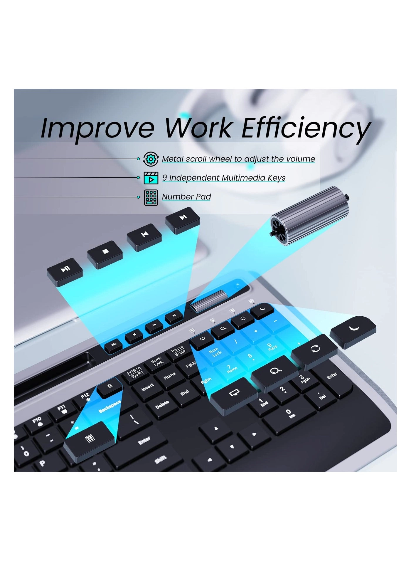 Keyboard + Mouse - Wireless