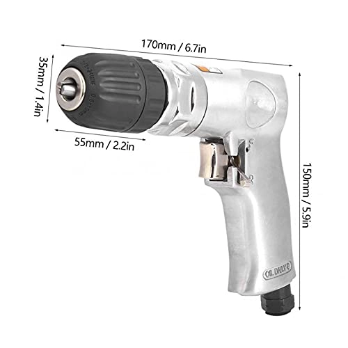 Air Drill - 3/8" Chuck 2000rpm CW/W