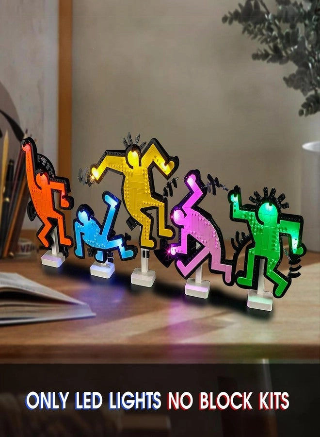 Led Light for LEGO Keith Haring Dancing Figures 31216