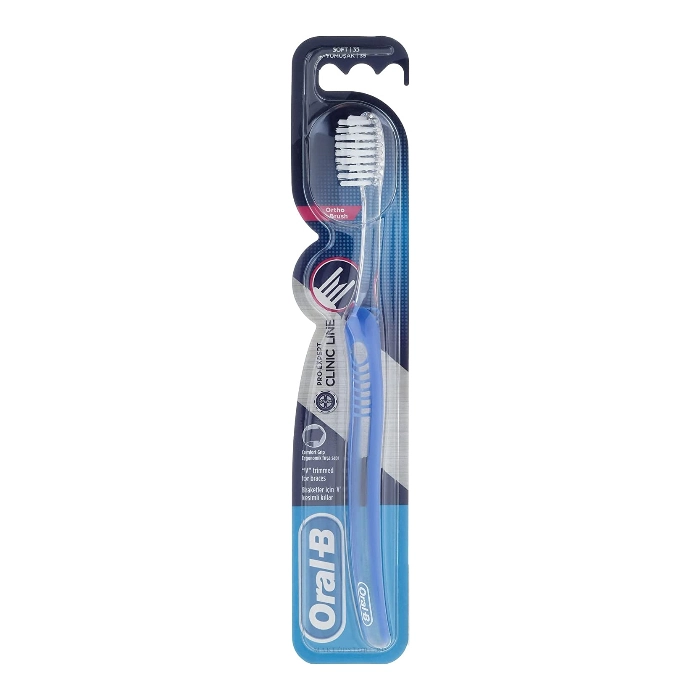 Oral-B Orthodontic ToothBrush - V-shaped bristles around braces and wires
