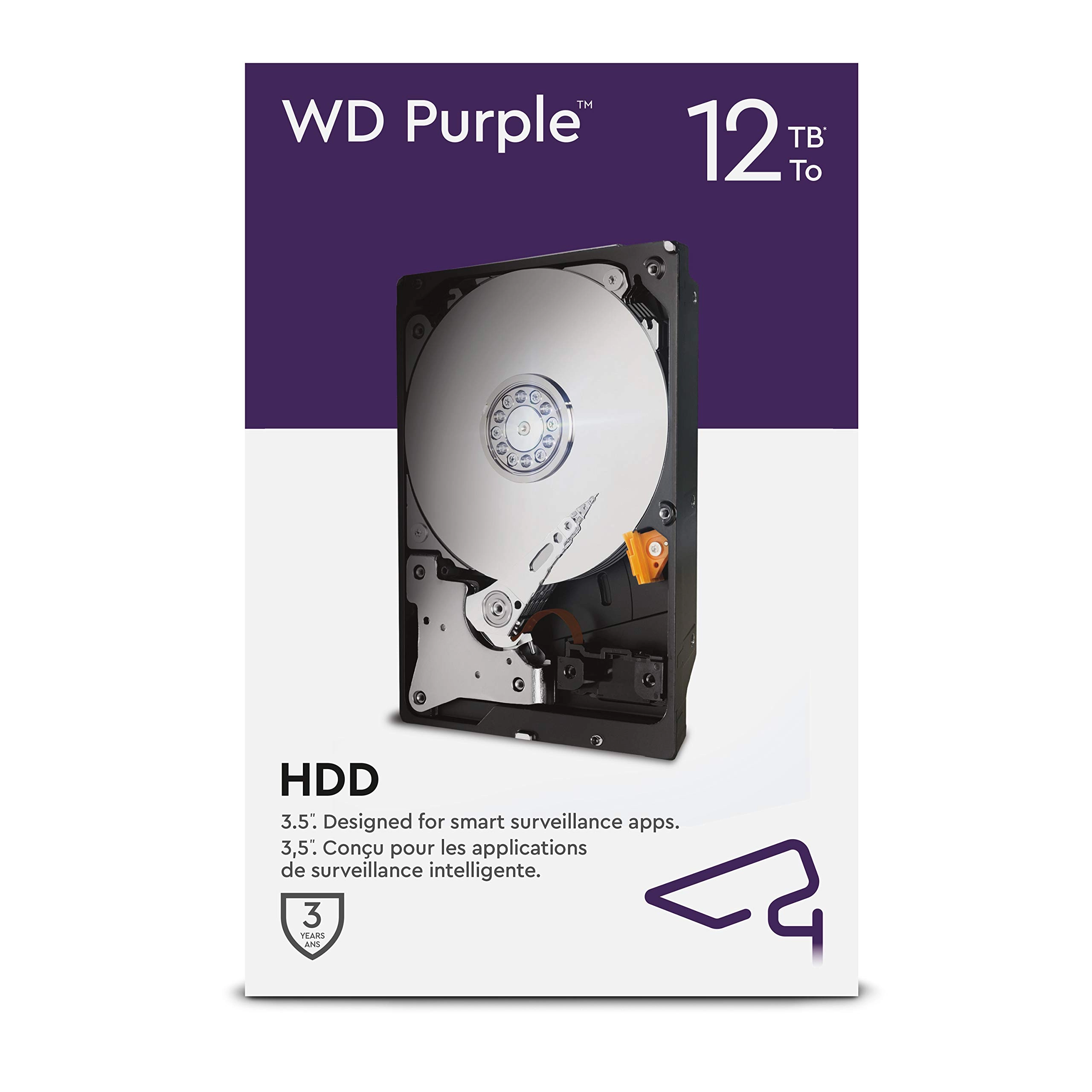 Western Digital WD Purple Pro 3.5" 7200rpm SATA (WD122PURP-SPCCFY0) - 12TB