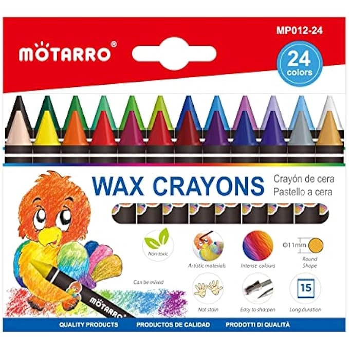 Plastic Cryons - 24 piece(s)