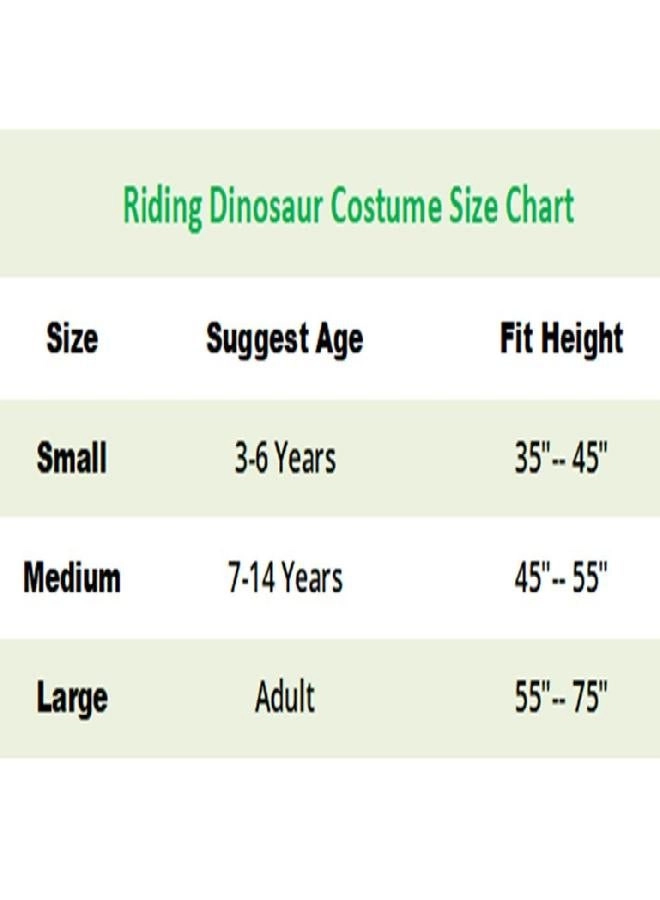 Inflatable Ride Dinosaur T-Rex - T-Rex Unisex Small