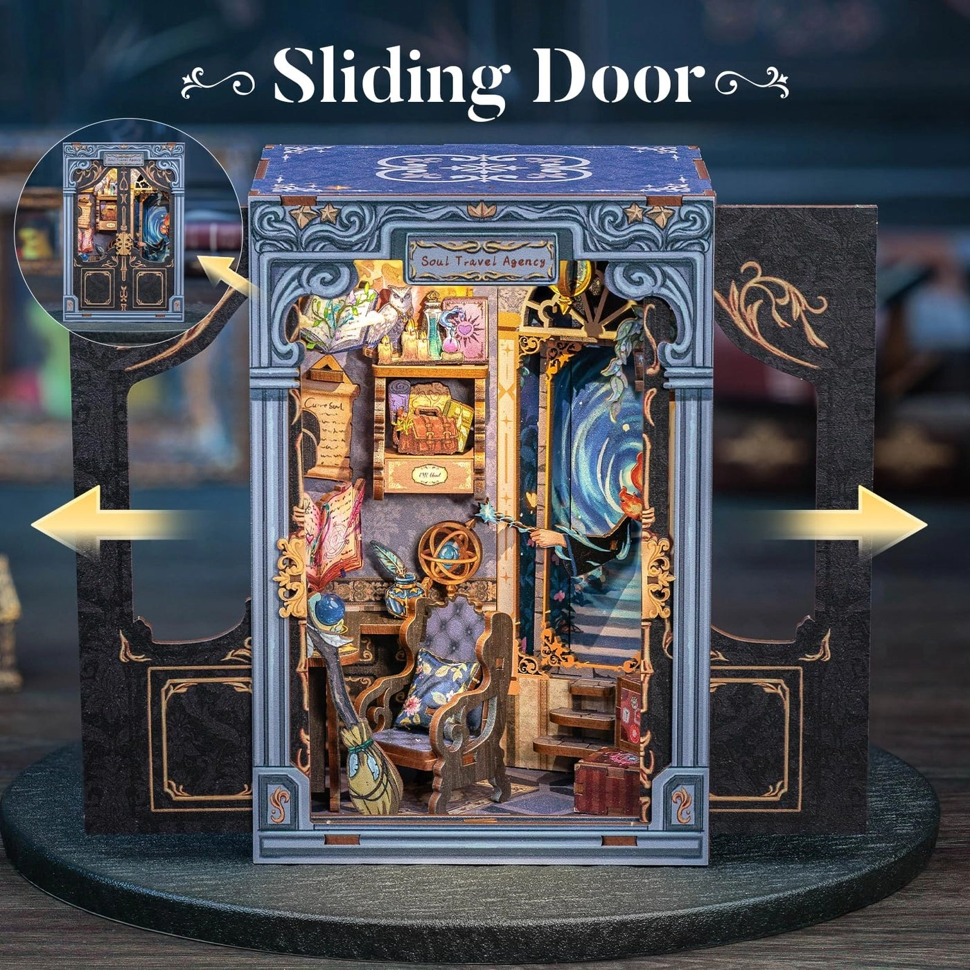 Book Nook Kit - DIY 3D Wooden Puzzle